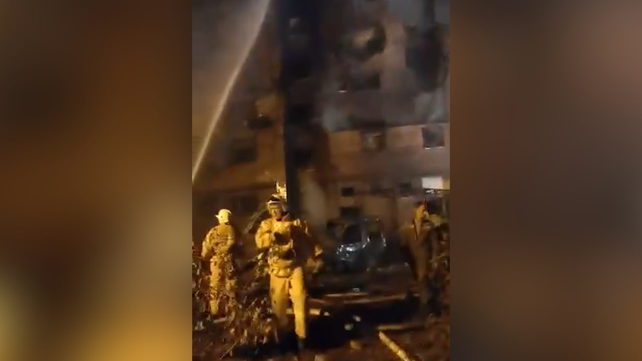 Вспыхнувший после крушения Су-34 пожар в Ейске потушен