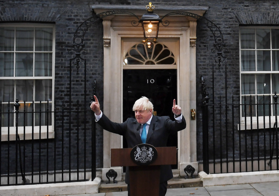 Бывший премьер-министр Великобритании Борис Джонсон. Обложка © ТАСС / ЕРА / NEIL HALL