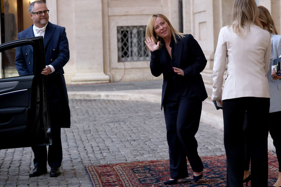 Новый премьер-министр Италии Джорджа Мелони. Фото © Getty Images / Franco Origlia