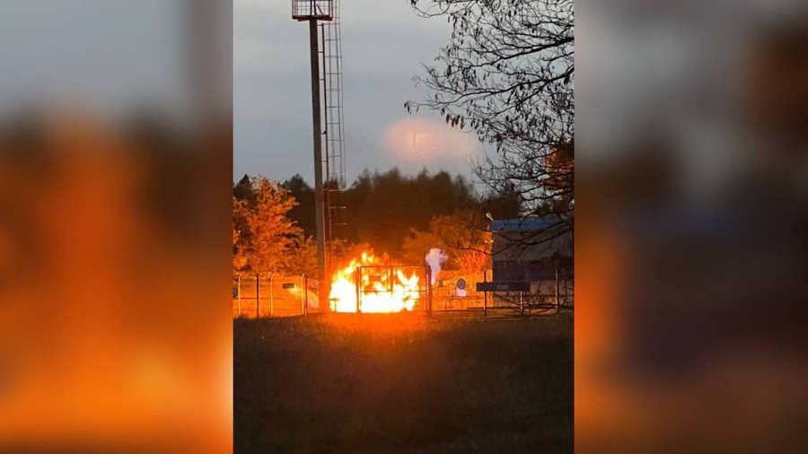 Повреждённая газовая ветка в Белгородской области. Обложка © Telegram / Настоящий Гладков