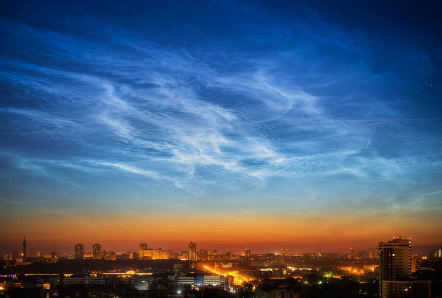 Мезосферные облака. Фото © Shutterstock