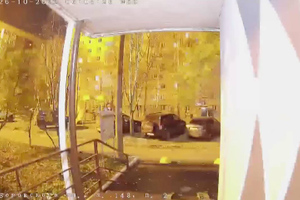 Момент взрыва газа в жилом доме в Ижевске попал на видео