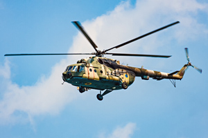 Украинский вертолёт Ми-8 сбит над селом Новотроицкое