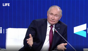"Пап, а мы русские?!": Путин рассказал анекдот про страдания европейцев из-за санкций