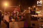В латвийском Даугавпилсе прощаются с подлежащими сносу памятниками героям ВОВ. Фото © Телеграм-канал Mash