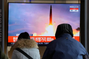 Северокорейская ракета упала на отдалении в три тысячи километров от Японии