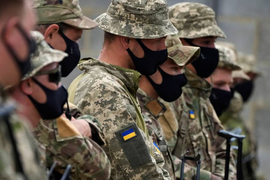 Учения военнослужащих ВС Украины. Фото © ТАСС / АР / Frank Augstein
