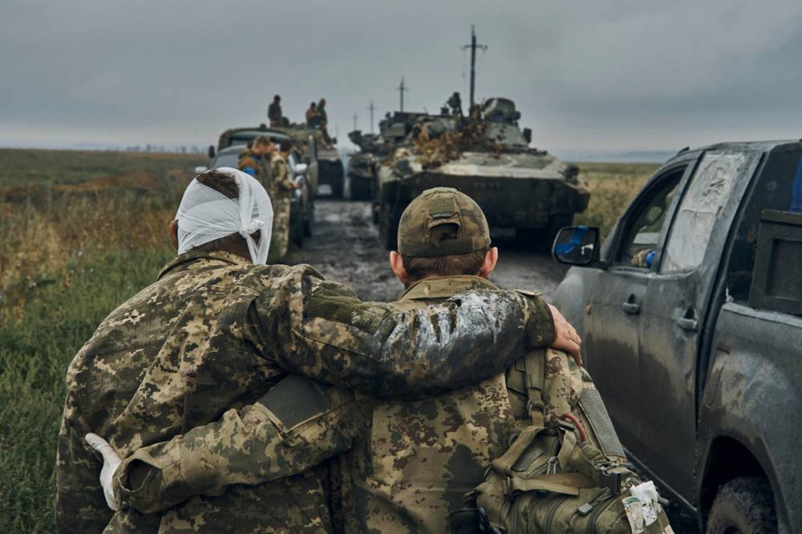 Украинские военные. Фото © ТАСС / АР / Kostiantyn Liberov