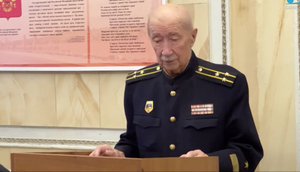 Житель блокадного Ленинграда дал напутствие мобилизованным петербуржцам