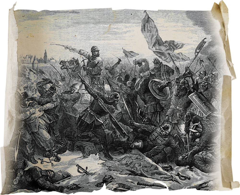 Битва князя Пожарского с гетманом Ходкевичем под Москвой. Фото © Public Domain