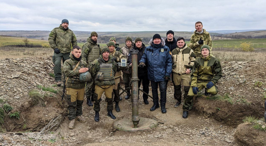 Дмитрий Рогозин в зоне спецоперации. Фото © Телеграм-канал РОГОZИН