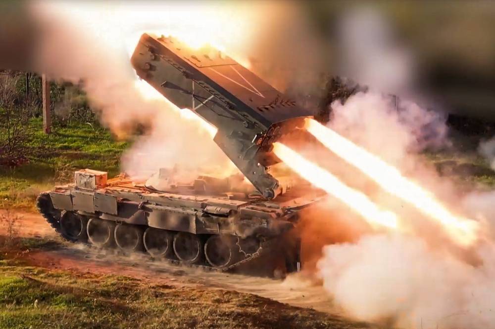 В России ведутся работы по увеличению дальности стрельбы ТОС-1А Солнцепёк