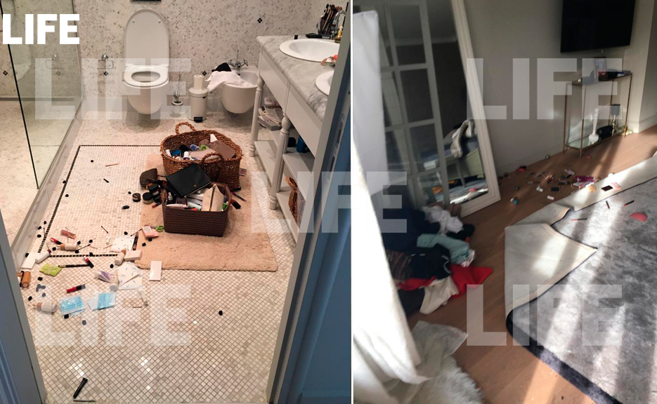 Так выглядела квартира Виктории Бони в Монако после ограбления. Фото © LIFE