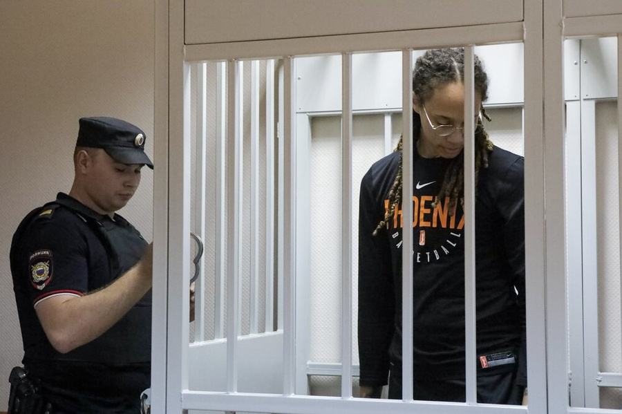 Бриттни Грайнер в суде. Фото © Агентство "Москва" / Софья Сандурская
