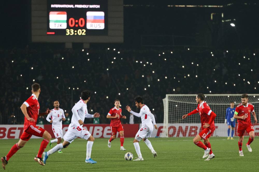 Матч Таджикистан Россия завершился со счётом 0:0