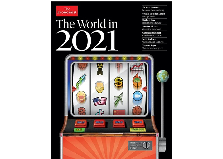 Обложка на 2021 год. Фото © The Economist