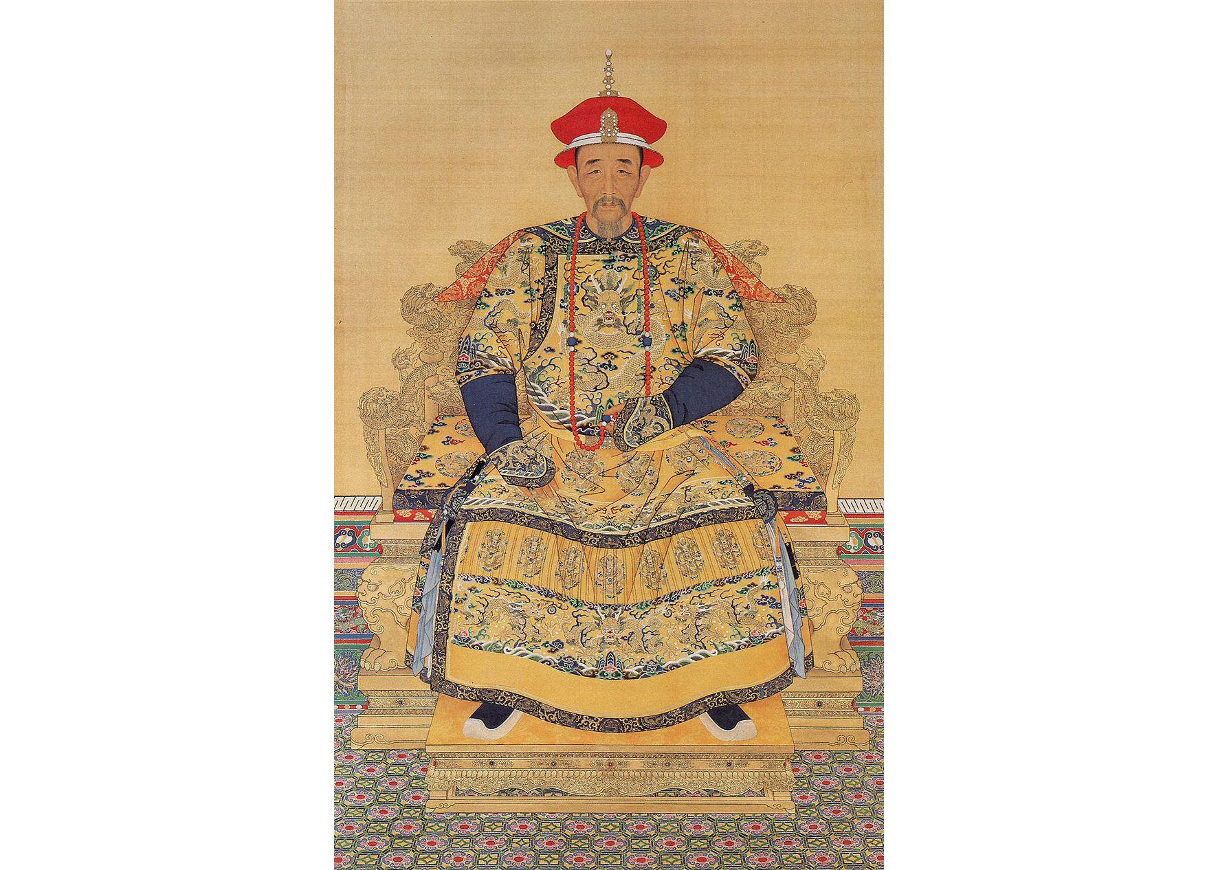 Портрет императора Канси в придворном платье. Фото © threeemperors.org.uk