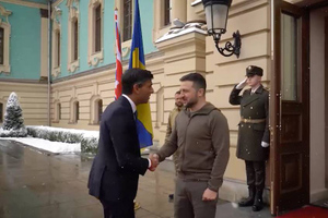 Сунак прибыл в Киев на встречу с Зеленским