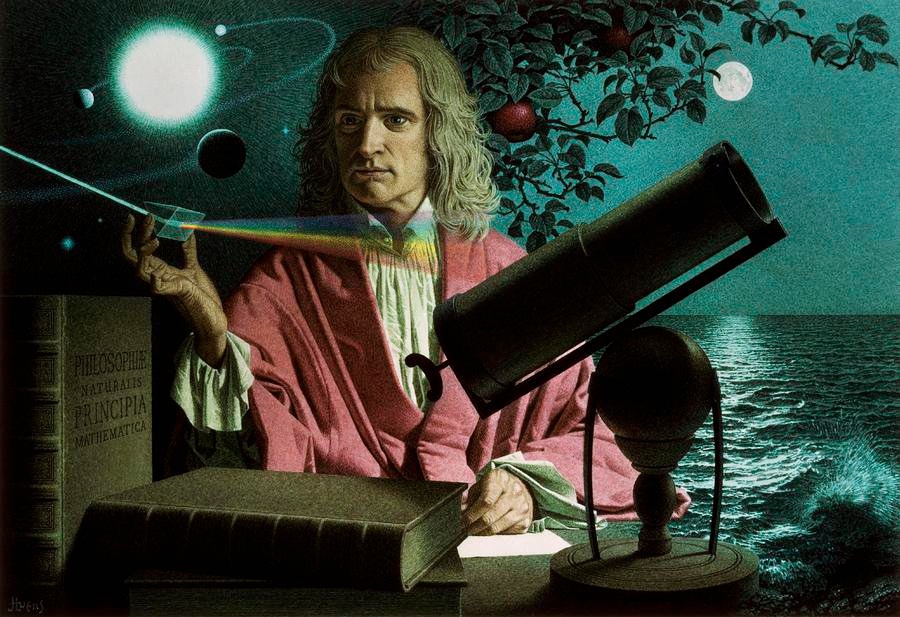 Исаак Ньютон. Жан-Леон Хьюнс (1921–1982). Фото © wikiart.org