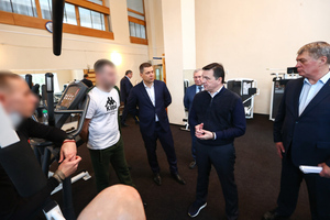 Губернатор Подмосковья Воробьёв посетил участников СВО на реабилитации