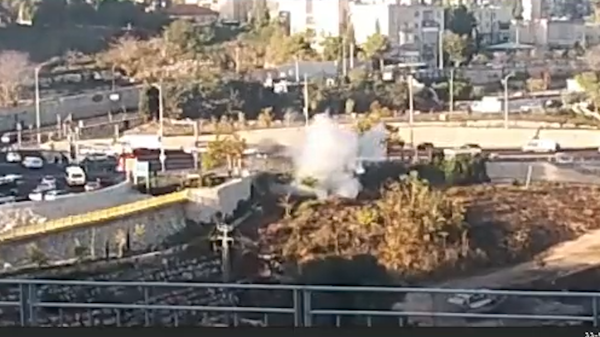 Опубликовано видео с моментом взрыва на автобусной остановке в Иерусалиме