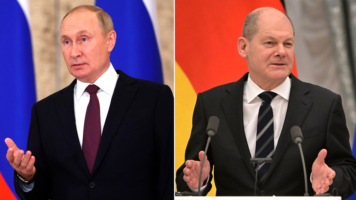 Шольц восхитился умением Путина чередовать в разговоре русский и немецкий