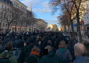 "Американцы, идите домой!": Протесты в Лейпциге закончились столкновениями с полицией