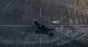 Опубликовано видео удара "Ланцета" по американской гаубице М777