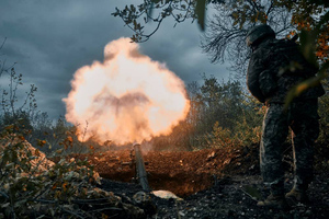 Труба вентиляционного ствола шахты в Донецке загорелась после обстрела ВСУ