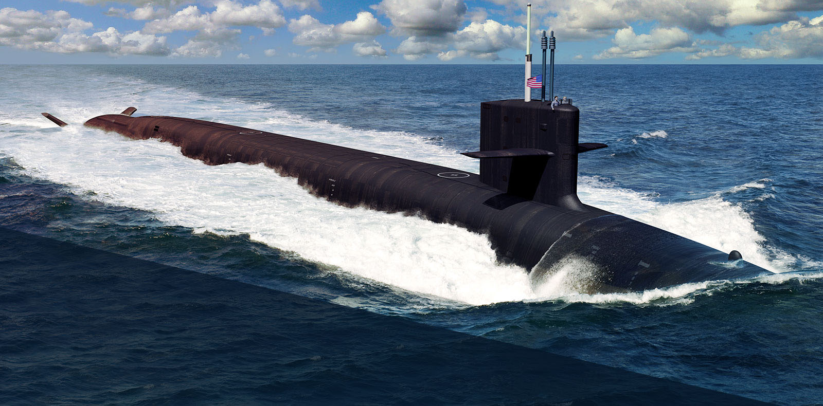 Подводная лодка типа "Колумбия" (компьютерная графика) Фото © Wikipedia