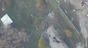 Хватило одного удара: Появилось видео уничтожения танка ВСУ российским дроном