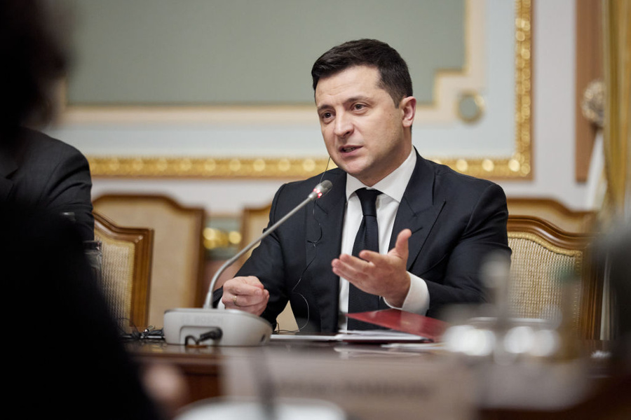 Владимир Зеленский. Фото © Getty Images / Ukrainian Presidency
