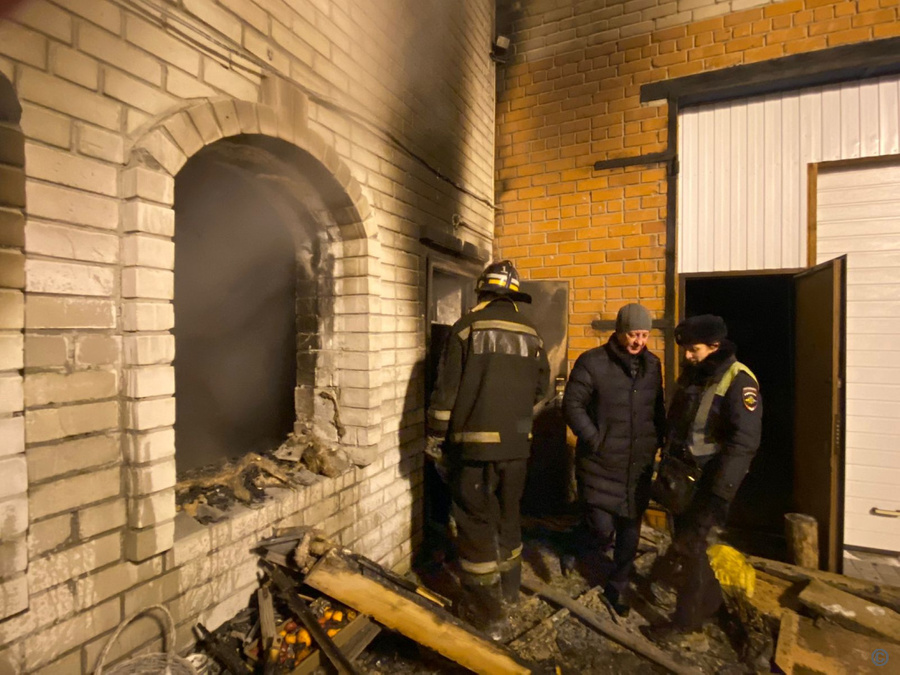 Место пожара в Барнауле. Обложка © Официальный сайт города Барнаул