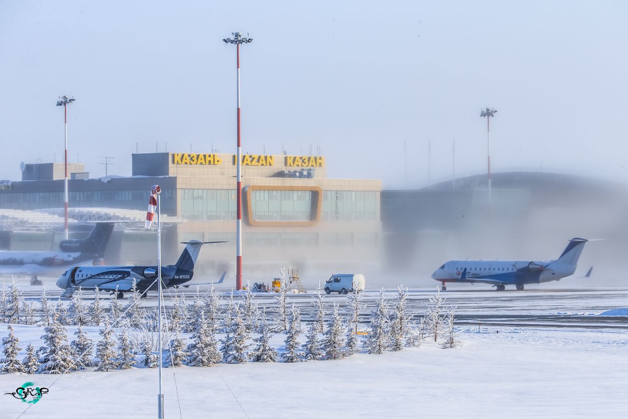 Аэропорт Казани закрыли до утра