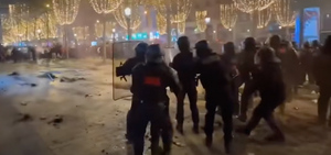 Полиция задержала около 40 болельщиков сборной Марокко в Париже