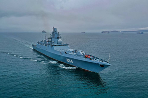 Фрегат "Адмирал Горшков" закончил межфлотский переход и прибыл в Североморск
