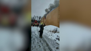 Площадь пожара в ТЦ "Стройтракт" в Балашихе выросла до 10 тысяч кв. метров