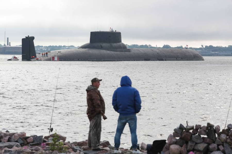 Атомная подводная лодка "Дмитрий Донской". Фото © ТАСС / Медведь Анатолий