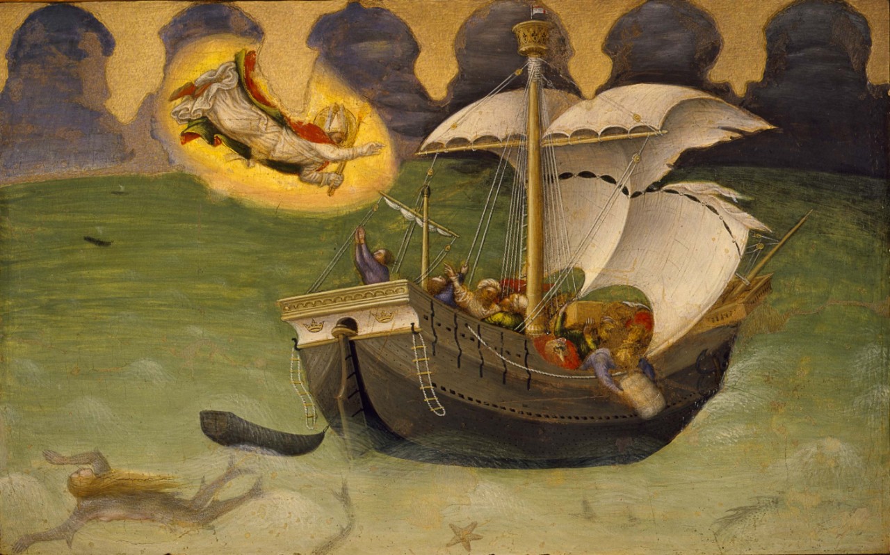 "Спасение моряков". Джентиле да Фабриано, ок. 1425 года. Фото © Wikipedia