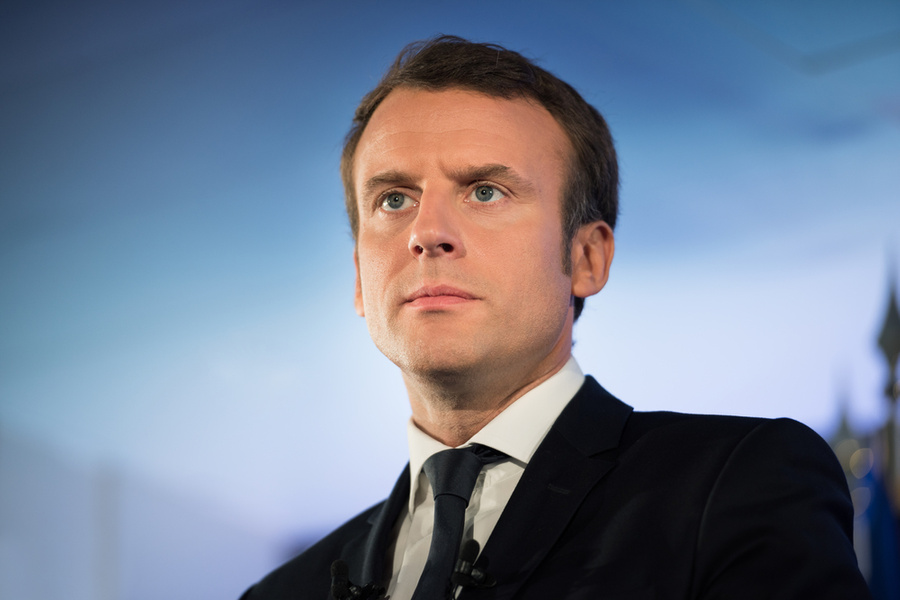 Президент Франции Эмманюэль Макрон. Обложка © Shutterstock