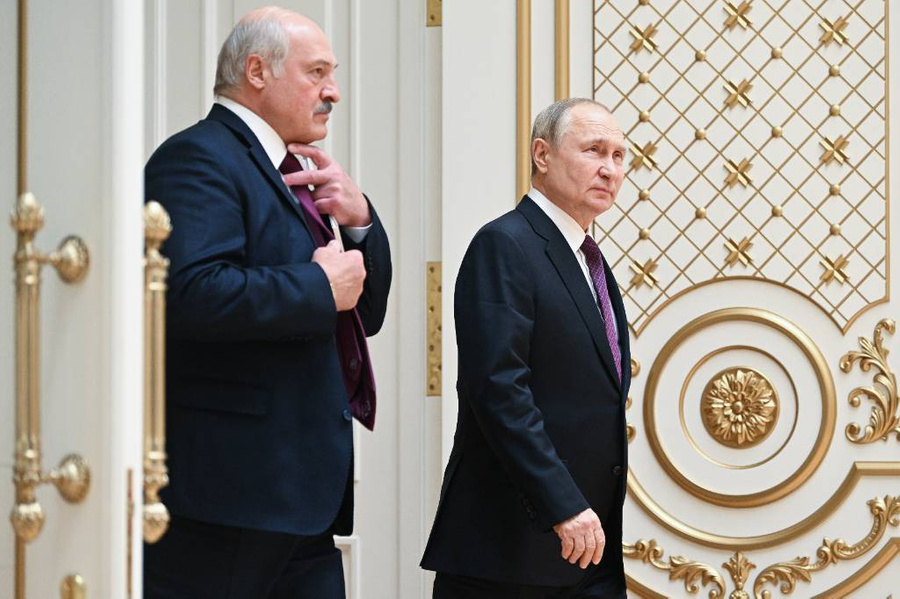 Владимир Путин и Александр Лукашенко. Фото © ТАСС / Павел Бедняков / POOL