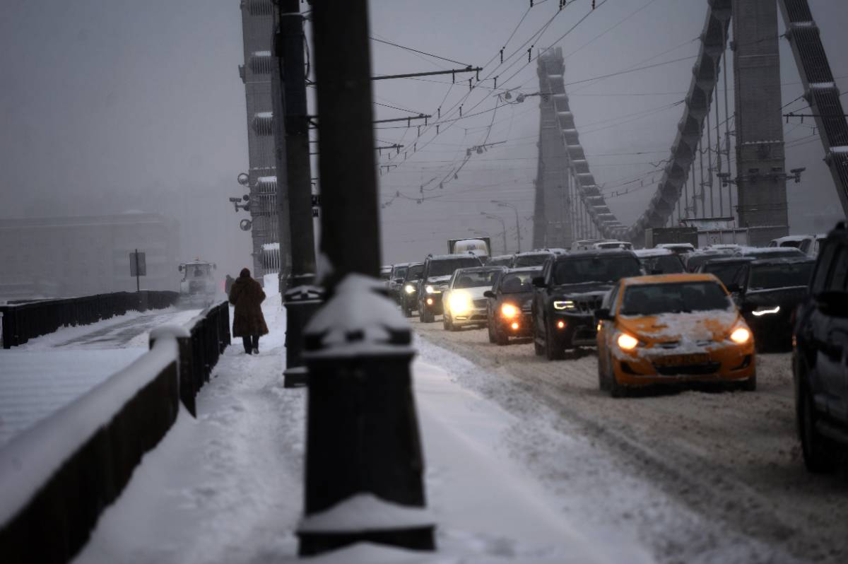 10-балльные пробки парализовали центр Москвы