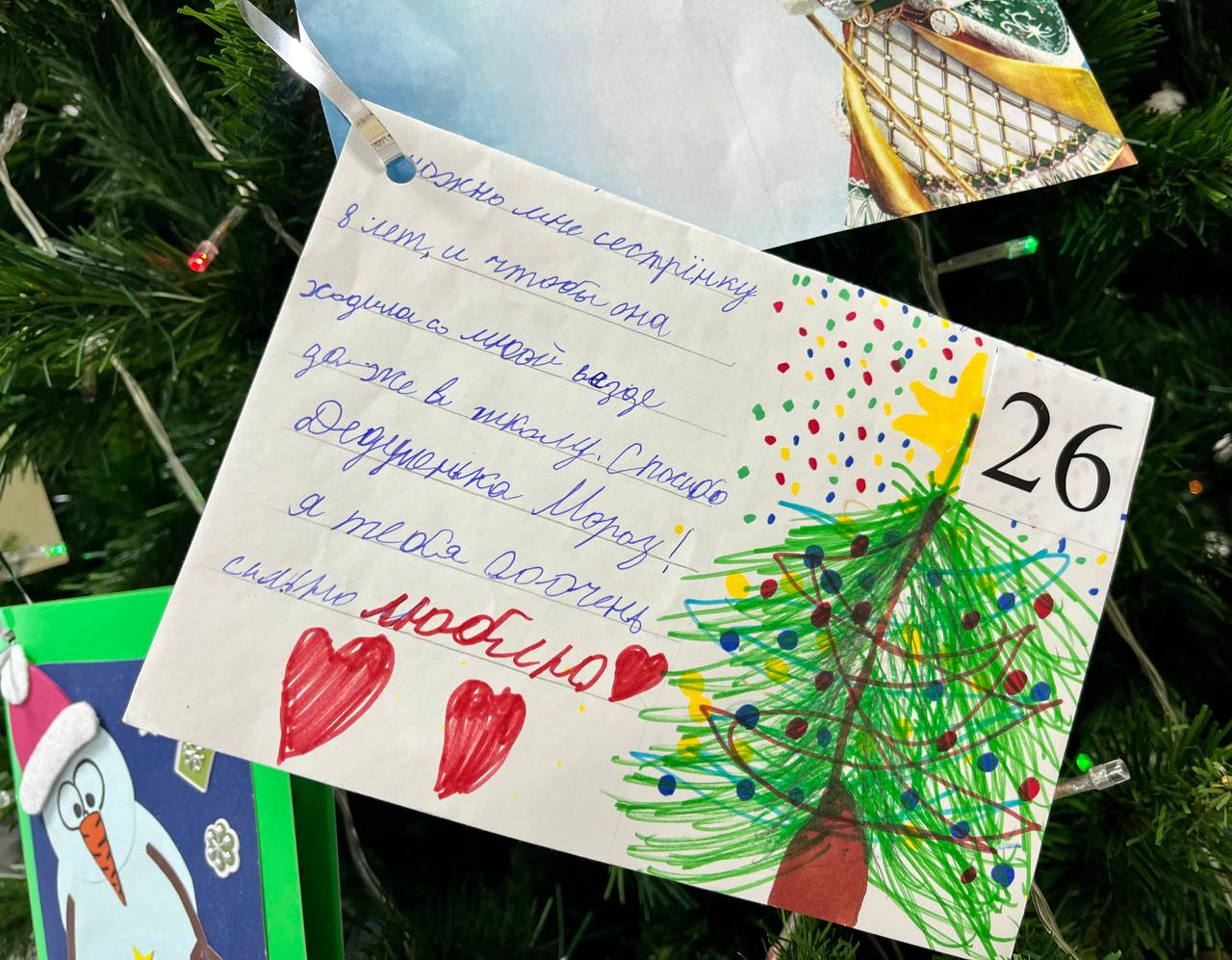 То самое желание юного белгородца о восьмилетней сестре. Фото © Telegram / Демидов