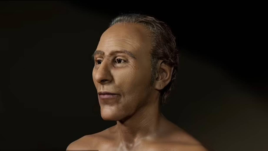 Учёные создали образ фараона Рамзеса II, используя 3D-модель его черепа. Обложка © The Daily Mail