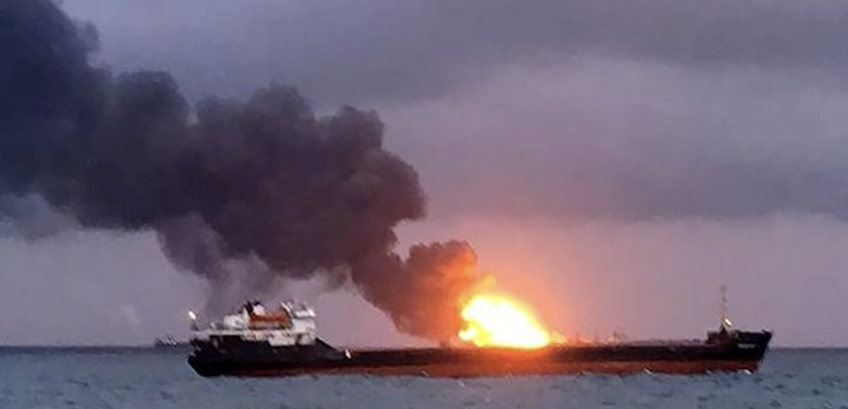 Взрыв прогремел на сухогрузе у берегов Турции в Чёрном море