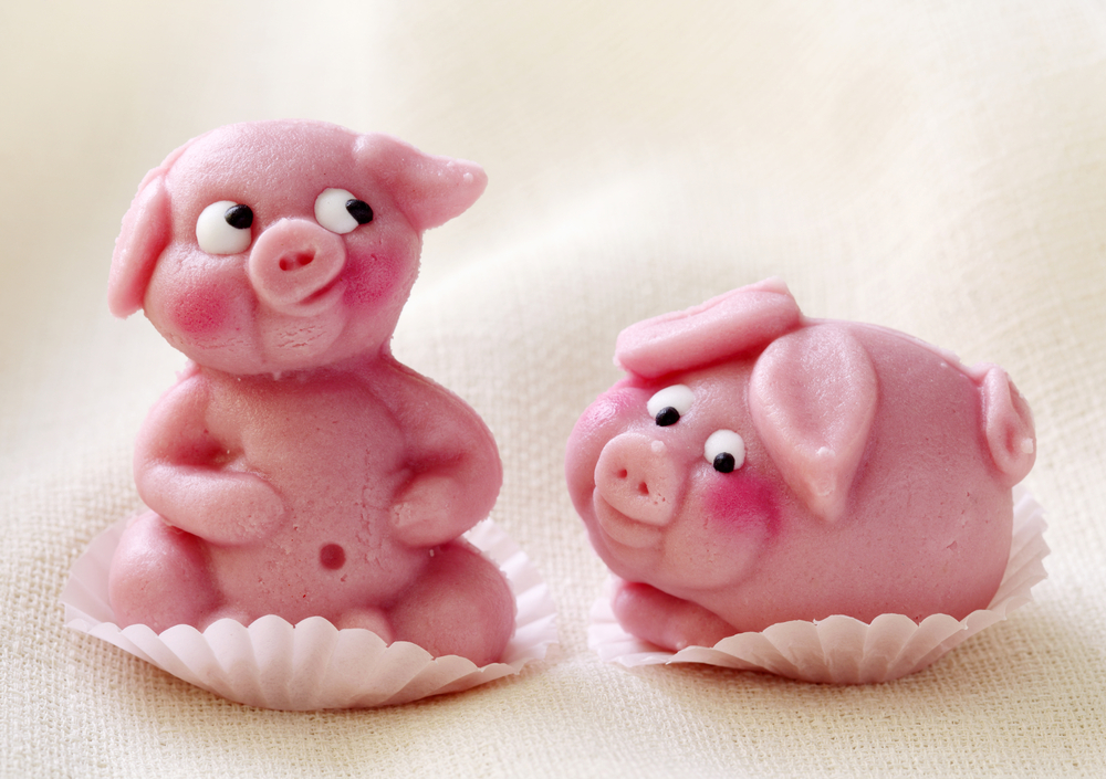Марципановые свинки. Фото © Shutterstock