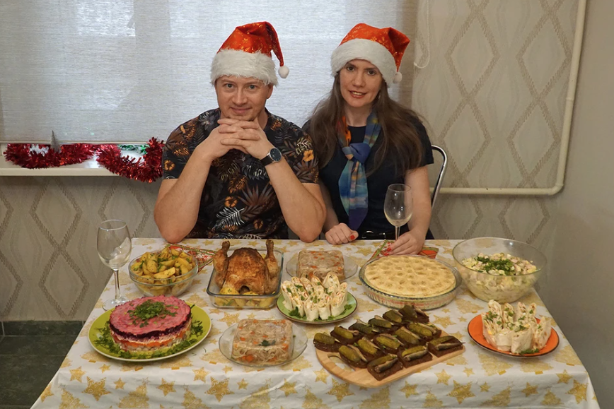 Блюда на новогоднем столе за 2023 рубля. Фото © kp.ru / Евгений Проскуряков