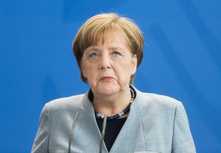 Бывший канцлер ФРГ Ангела Меркель. Фото © Shutterstock