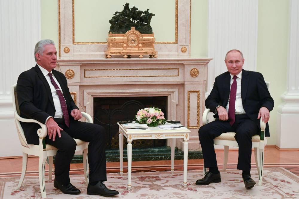 Путин провёл телефонные переговоры с президентом Кубы Диас-Канелем