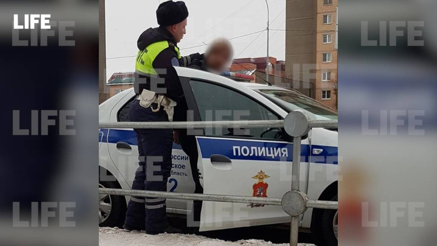 Водитель, который сбил пешехода в Серпухове. Фото © LIFE